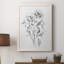 Croquis de roses sauvages - Reproduction de photo sur toile-88390905-88390906