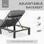 Vinson 195cm Long Reclining Single Chaise with Cushions-67202435
