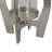 Brie Candle Holder Lantern, Silver Metal Frame, Glass Shade-104469463