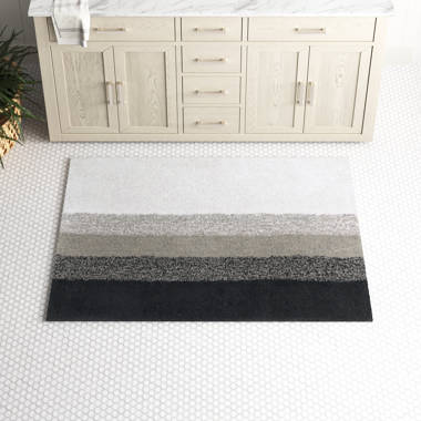 Orme Bath Rug Red Barrel Studio Color: Gray, Size: 20 W x 60 L