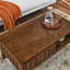 Table basse cannelée moderne Mid Century