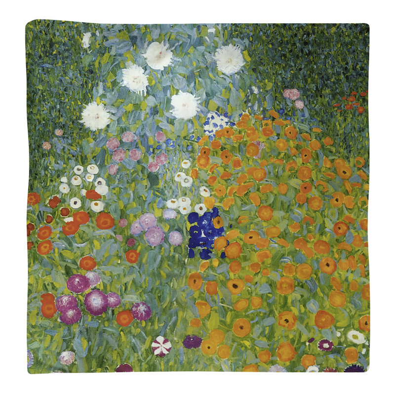 Gustav Klimt Polyester Square Napkin, 0.1" H x 22" W x 22" D, Poly Twill