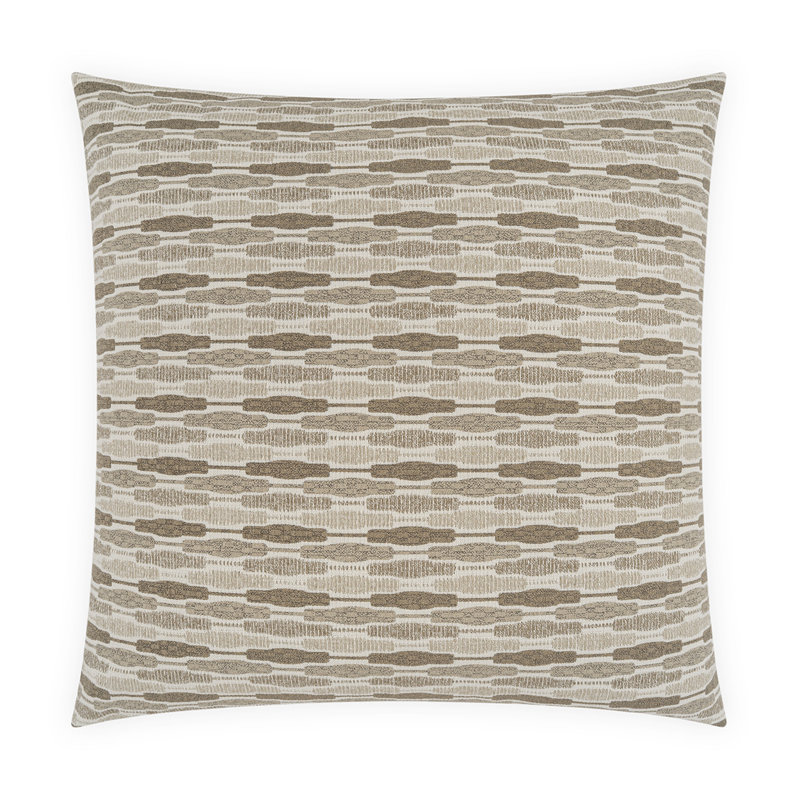 Coussin décoratif Lento, Chanvre, Carré 24 po