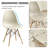 5-Piece Round Dining Table Set for 4, 31.5” Kitchen Table with Chairs, Solid Wood Legs, Plastic Seats, Sand-32835128-32835132-19293706