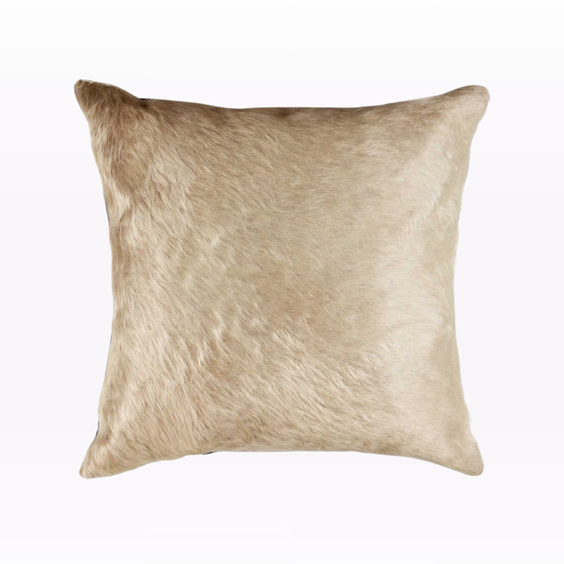 Coussin Trio, Imprimé animal brun