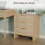 Table de chevet 3 tiroirs Rattan-937005643