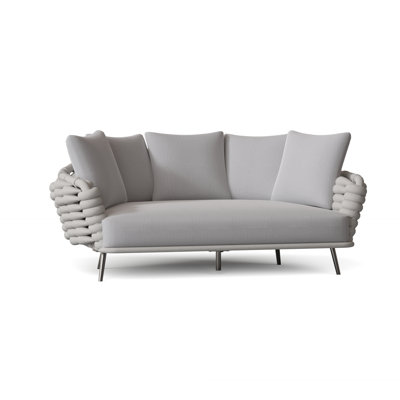 Wailea 70.5" Wide Outdoor Patio Daybed with Cushions