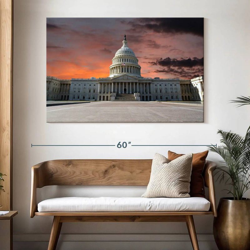 Lilie The Capitol Building, 34" H x 51" W