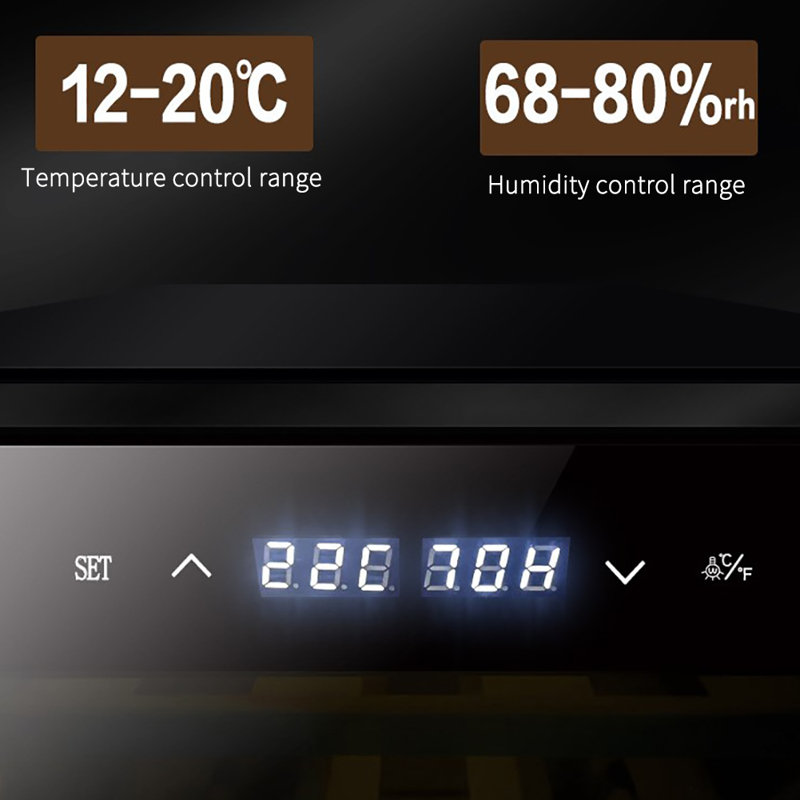 Cave à cigares thermostatique électronique