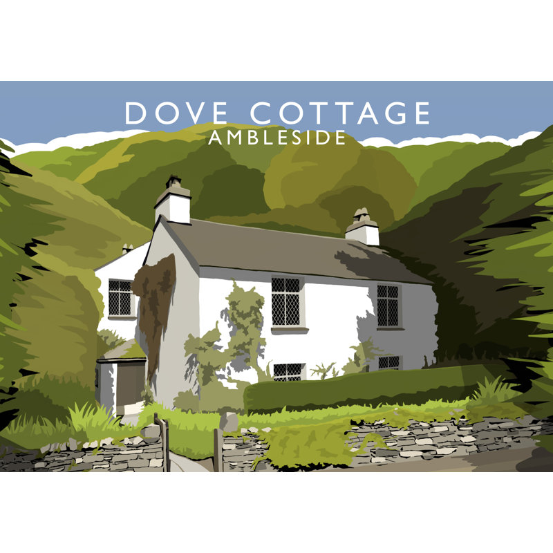 Dove Cottage by Richard O'Neil - Print, No Frame, 30 cm H x 40 cm W x 1 cm D