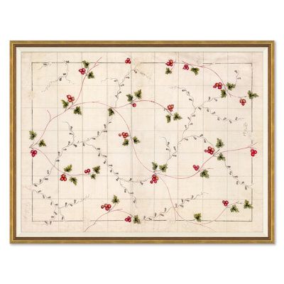 «Antique Floral Vines I»