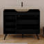 Single Bathroom Vanity with Engineered Marble Top-373475021