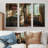 - Rustic Wall Art Living Room Set-166242328-166242323