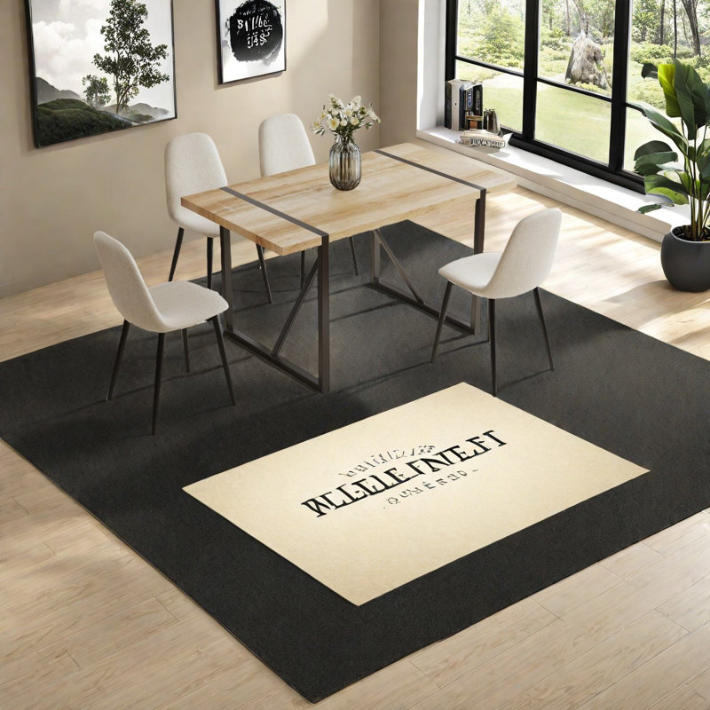 Ensembles de table de salle à manger peu encombrants en bois aggloméré, style moderne pour la cuisine