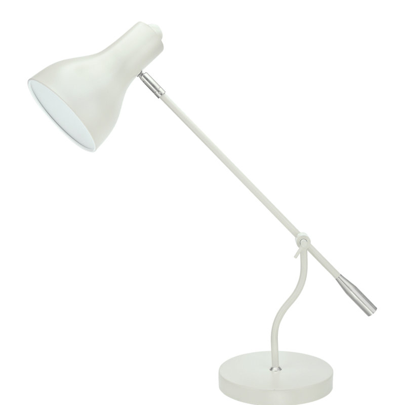 Branum Metal Desk Lamp Lamp, Ivory