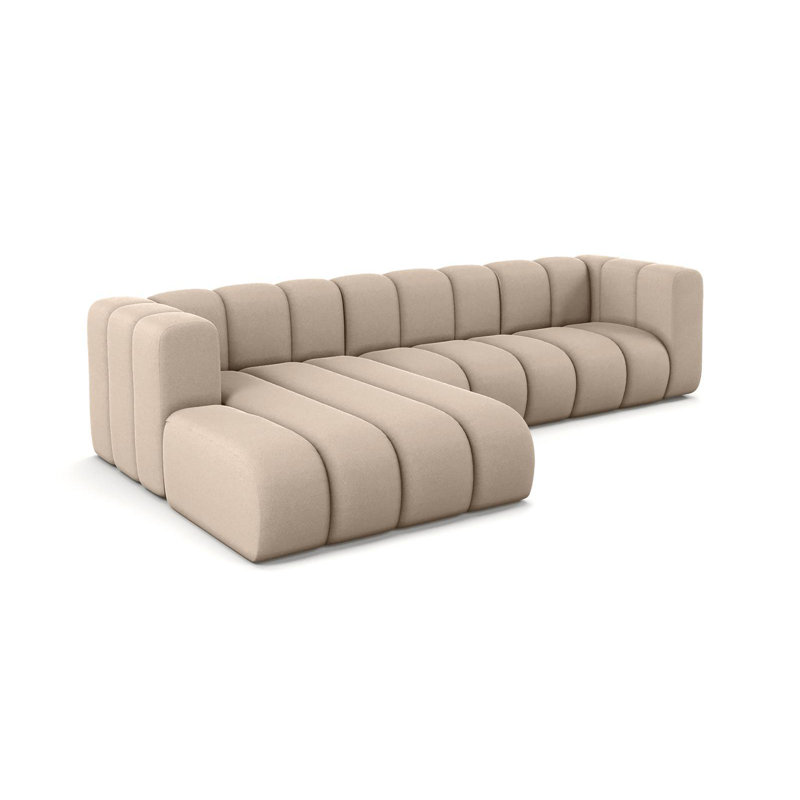 3 Seater Velvet Sectional