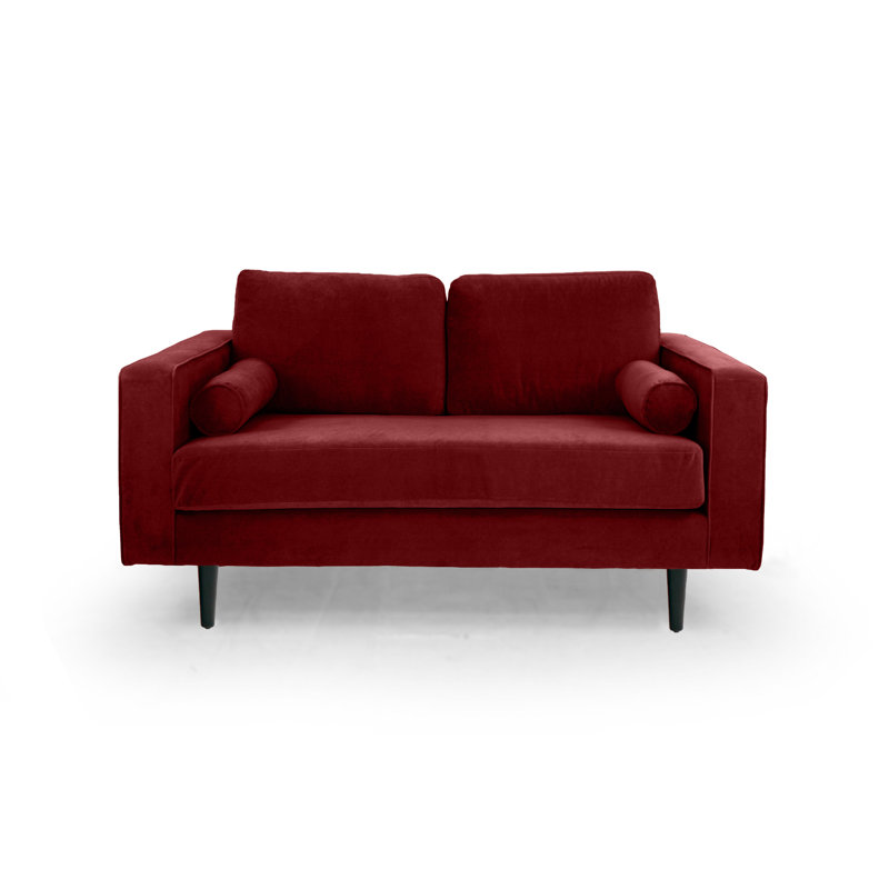 Boubacar Sofa, Natural, Burgundy, 2