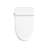 Smart Toilet Bidet With Self-Cleaning Nozzle, Heated Seat, Night , Knob Control, Blackout Flushing, Silent Slow Down, Soft Close, Auto Flush, 3 Heat Choices, White Ceramic Descent, Temperature