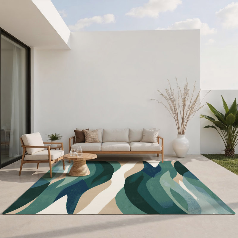 Tapis intérieur et extérieur Nebula, Rectangle 1 pi 6 po x 2 pi 6 po