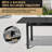 82.8"L X 33.7’‘W Extendable Patio Dining Table