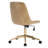 Keavey 23" Wide Leather Mid Back Mid-Century Modern Office Chair-101644270-101644268
