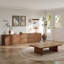 Ensemble de salon Mid-Century brun