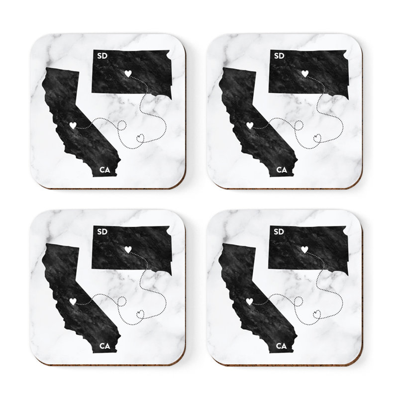 Coaster de Californie et Rhode Island, Californie / Dakota du Sud