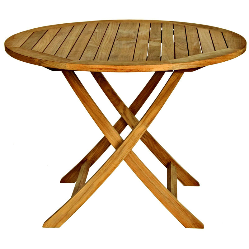 Cambridge 40" Folding Teak Dining Table