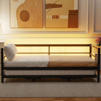 Twin Size Metal Daybed by Latitude Run