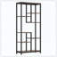 6-Tier Industrial Rustic Brown 8-Shelf Etagere Bookcase
