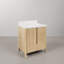 Sequoia 30 In. Single Sink Whitebrook Quartz Countertop Bath Vanity in Mango Wood-822324044