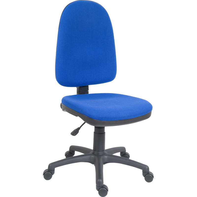 Office Chair, Blue, Without Arms