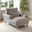 Chaise longue rembourrée avec dossier réglable