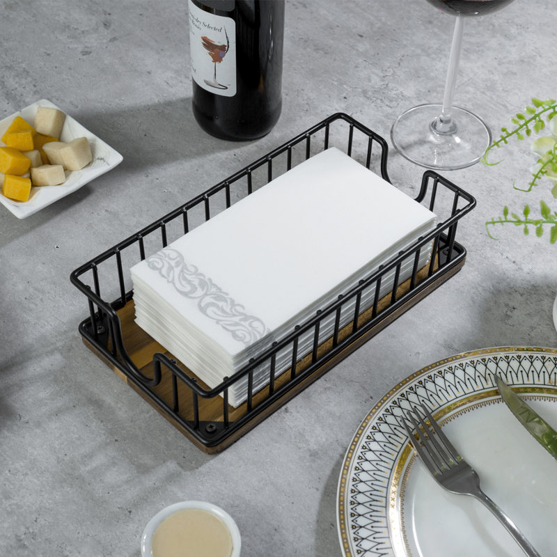Metal and Steel Freestanding Paper Towel Holder