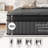 Mattress King Size 10 Inch, Mattress with Gel Memory Foam and Pocket Springs, Euro Top Medium Firm, Black-1865770413-1865770401