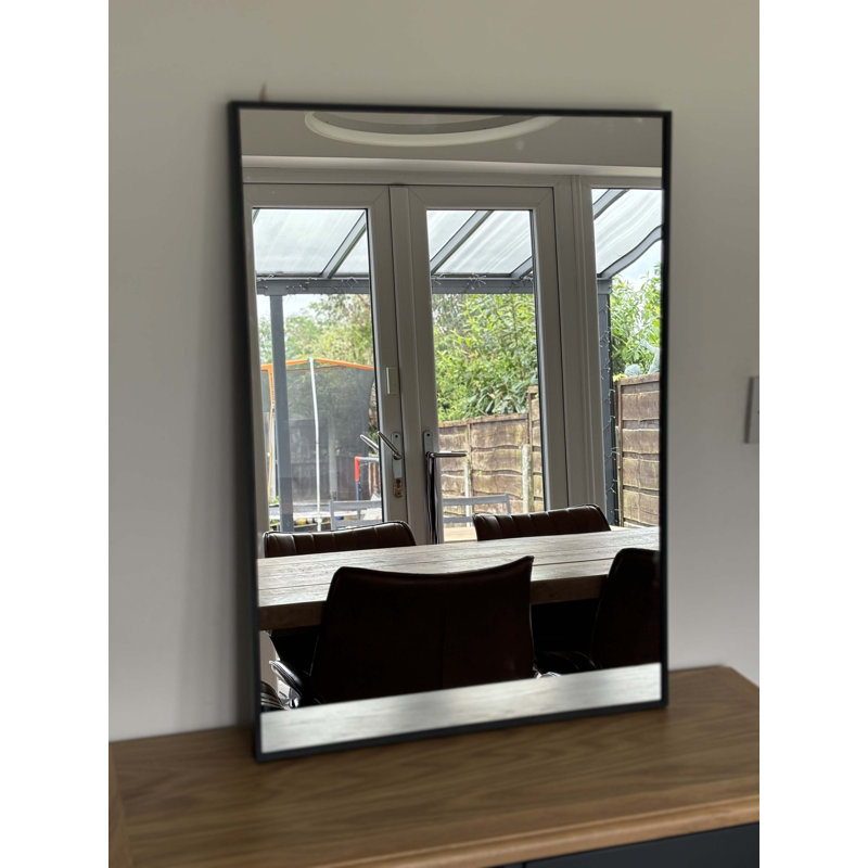 Amos Rectangular Metal Wall Mirror