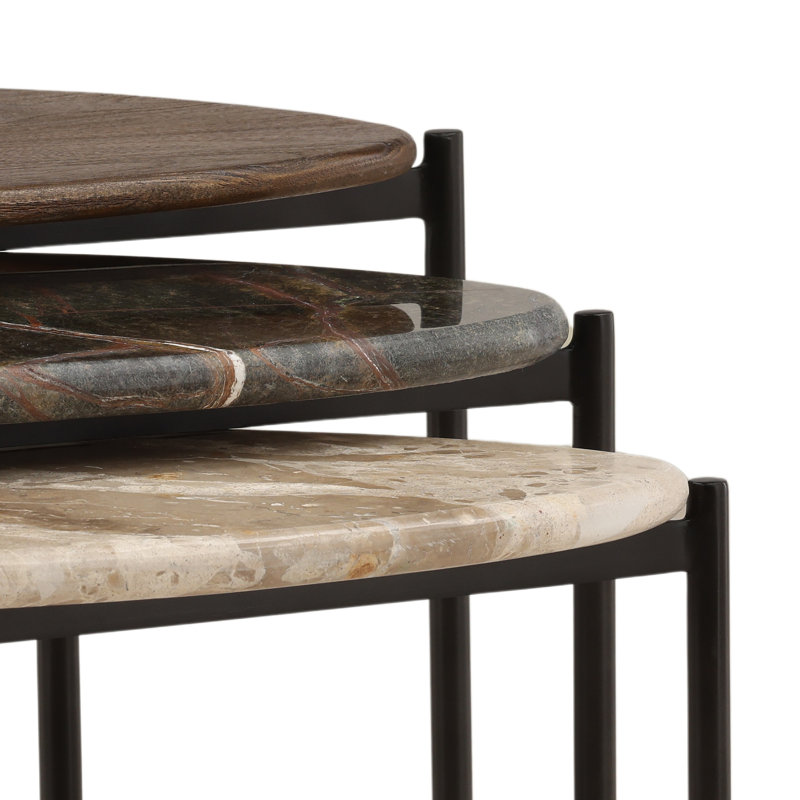 Ensemble de 3 tables gigognes Viremont