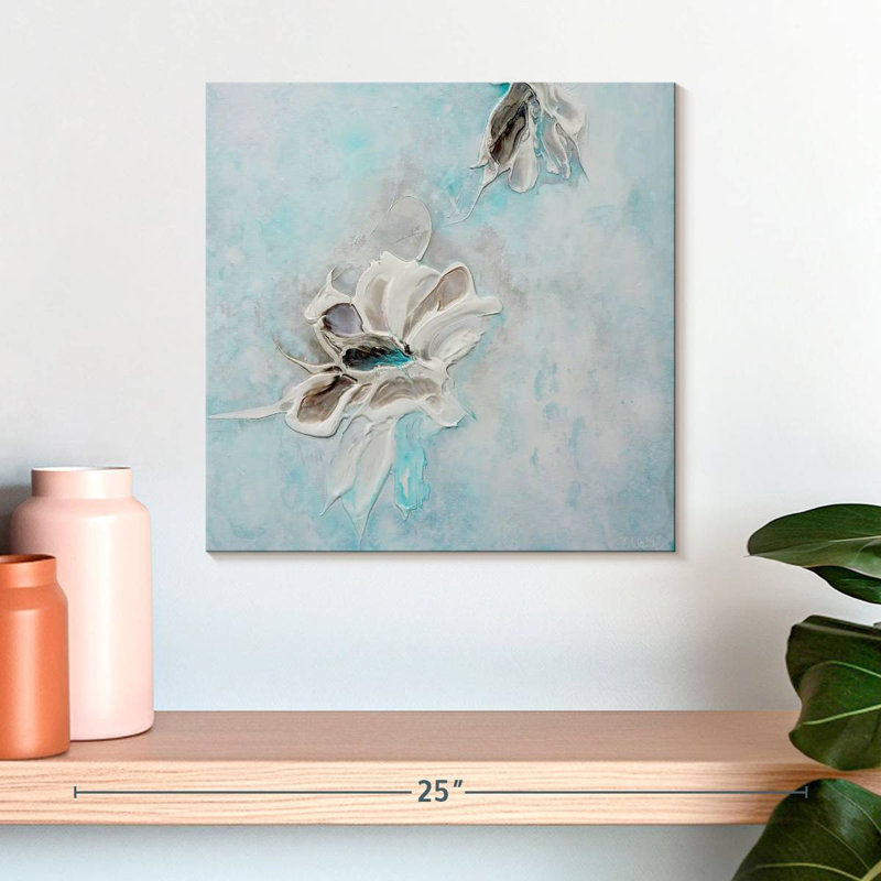 Avery dans la mer turquoise II, H 16 po x l 16 po