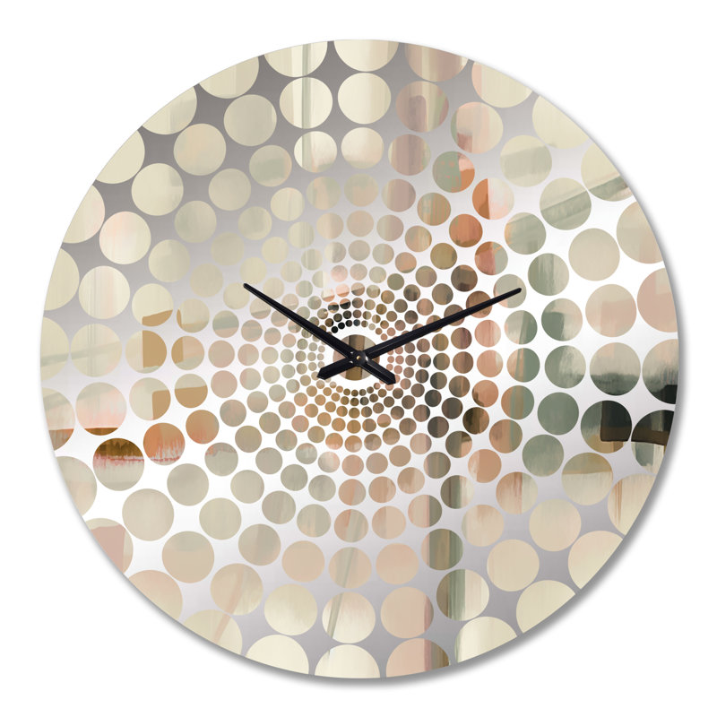 Lochlyn - Horloge murale peinture abstraite, Très grand