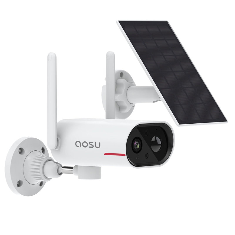 Solar Power Video Enabled Area Light with Motion Sensor