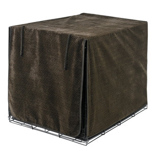 Luxury Fabric Pet Crate Cover