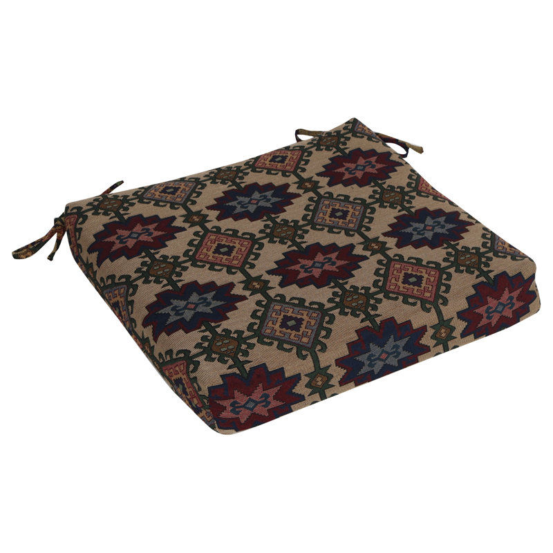 20-Inch By 19-Inch Tapestry Chair Cushion