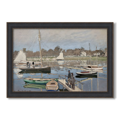 Le bassin d'Argenteuil, 1874 - Claude Monet - Toile encadrée sur mesure