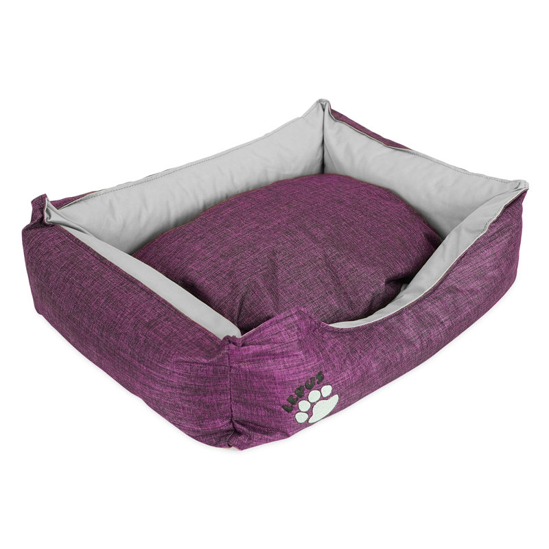 Panier de support pour chien, Grand (l 23,6 po x P 29,5 po x H 7,1 po), Mauve