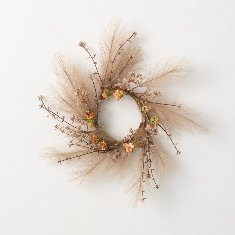 Couronne de gazon artificielle, L 15 po x H 15 po x P 3 po