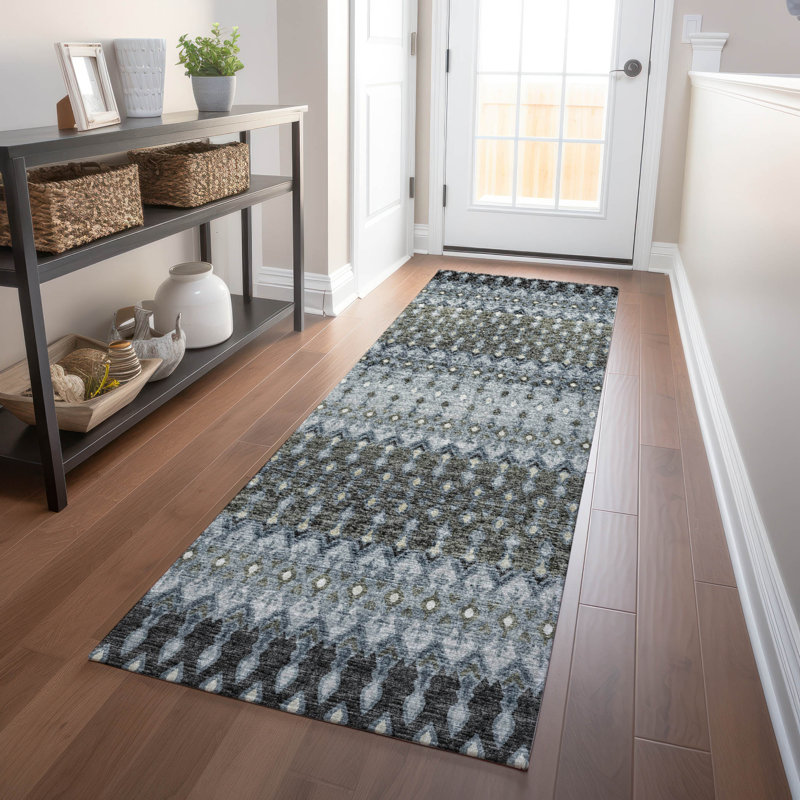 Premium Machine Washable Driessen AMF72 Moody Rug, Runner 2'3" x 7'6"