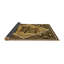 Tapis brun à motif géométrique Satrogan-1440792993