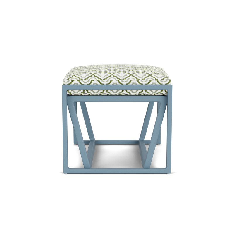 Summit Outdoor Ottoman, Stillwater, Savannah Green