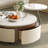 Cream Sintered Stone Coffee Table