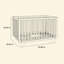 Lit de bébé convertible 5-en-1 Amalfi Deluxe avec garde-corps en prime-116273621-122026935